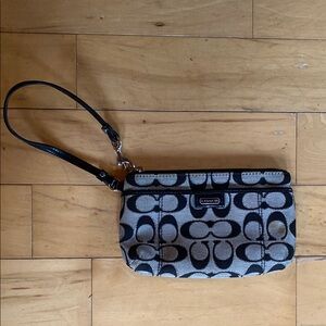 Coach Signature Wristlet